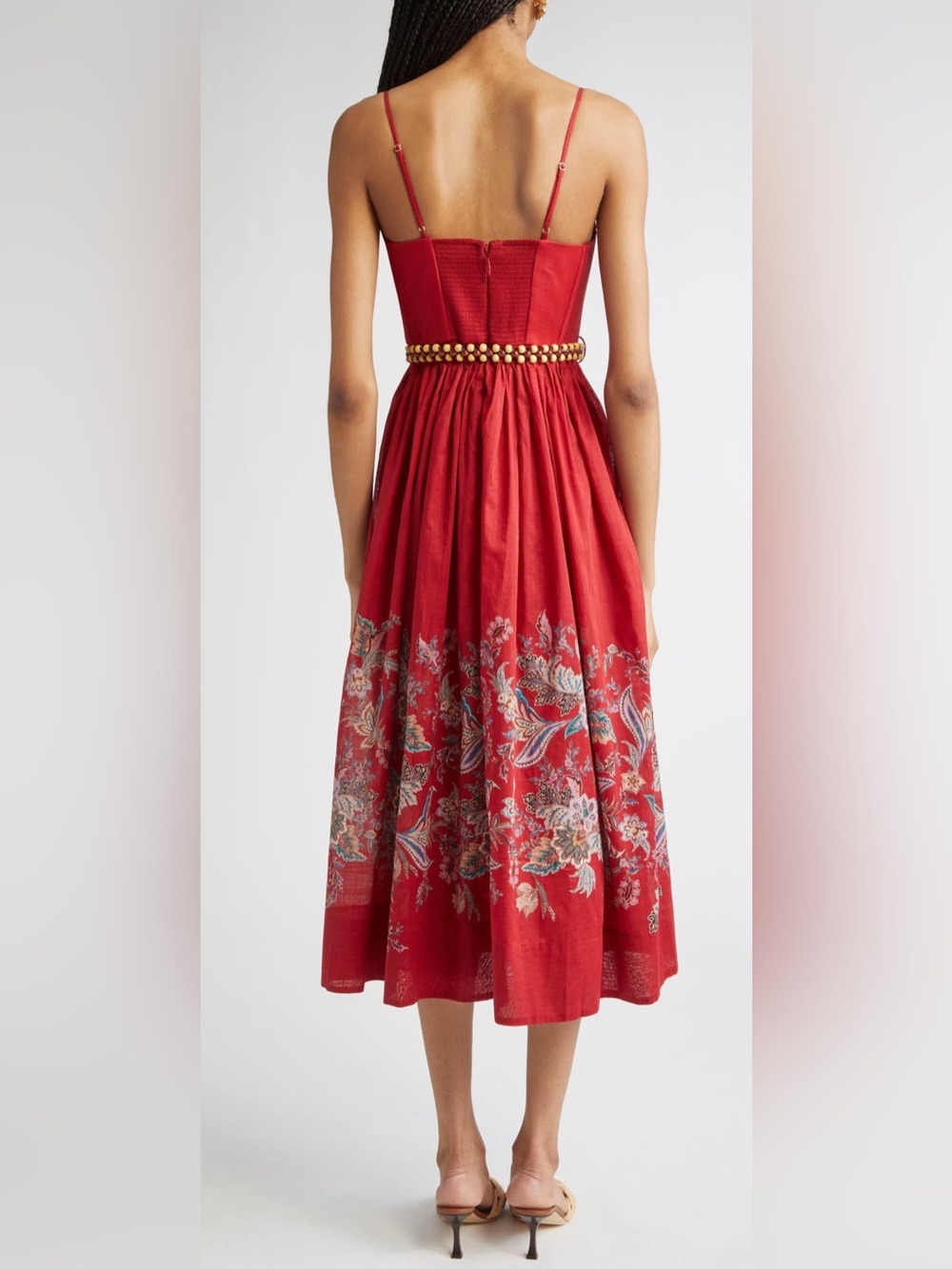NWT $850 Zimmermann Rhiannon Paisley Print
Corset Dress Size AU 3 US 10 - Picture 3 of 17